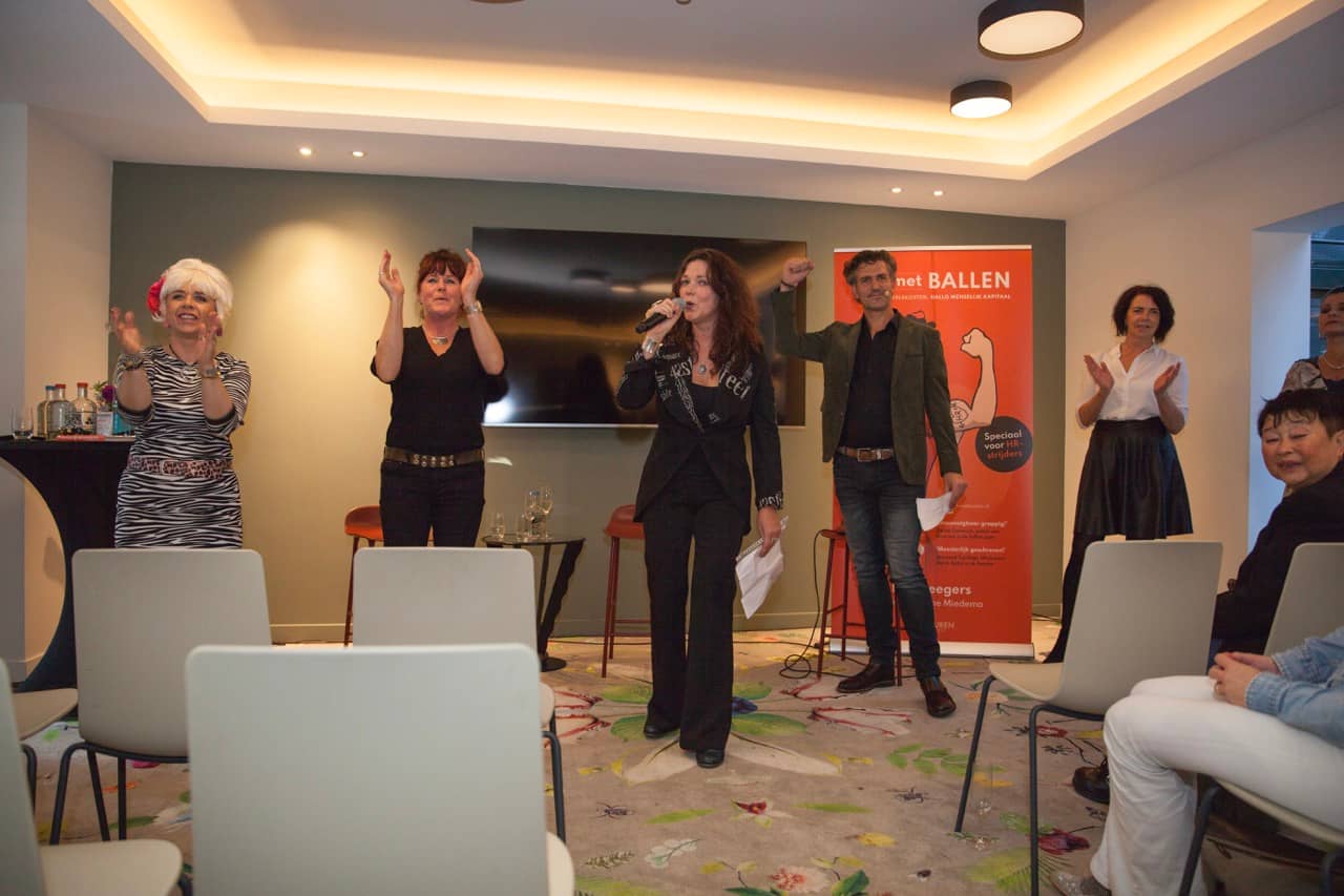 HR met ballen lanceringsfeest